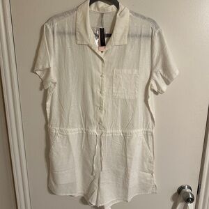 WHITE VICTORIA’S SECRET BEACH COVERUP NWT